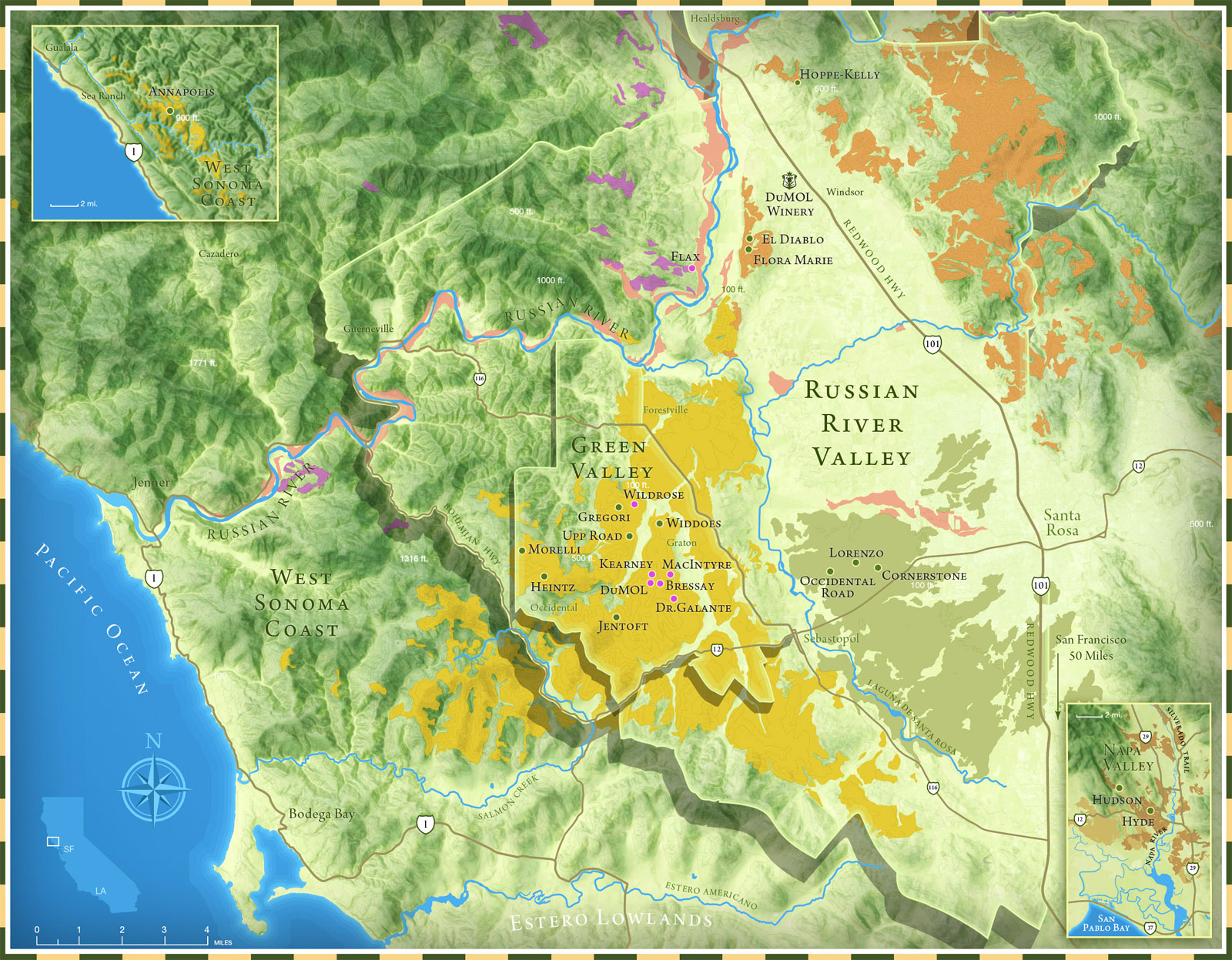 DuMOL Winery Vineyards